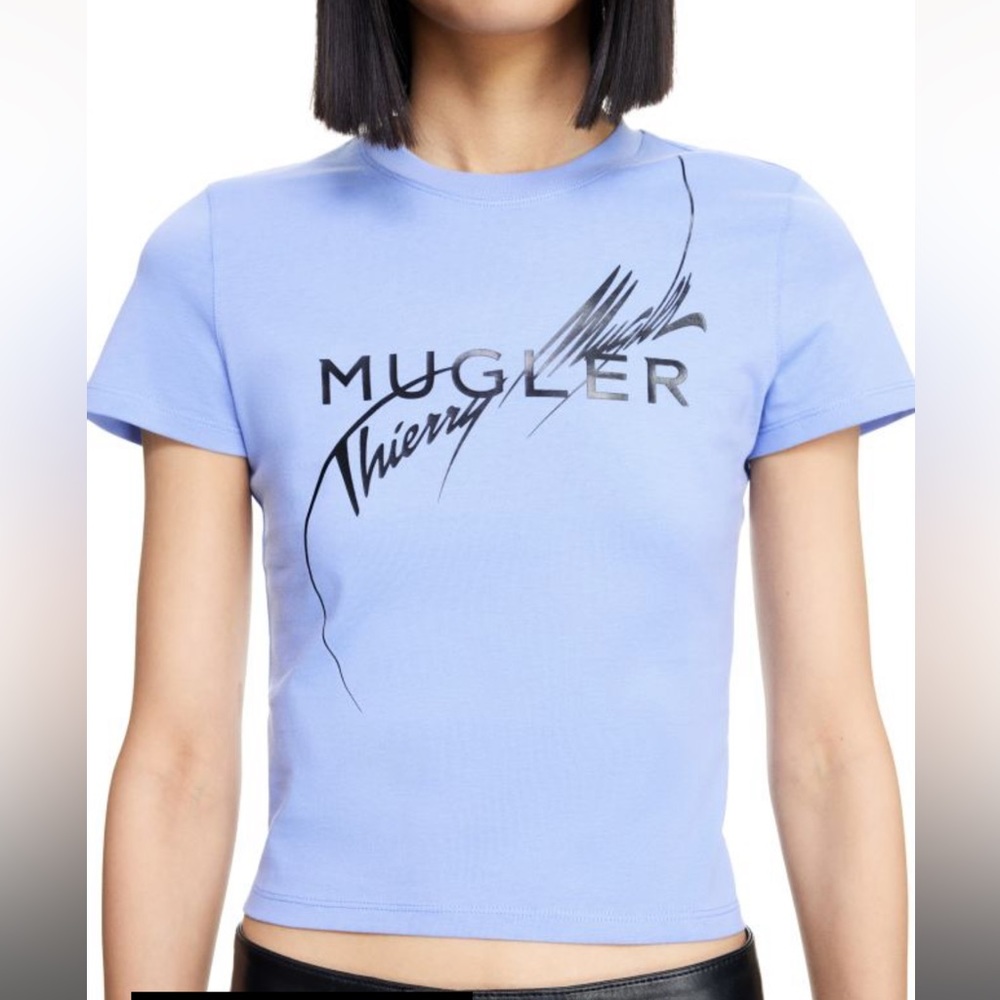 MUGLER x H&M Printed Fitted T-shirt